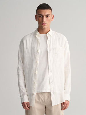 REG LINEN SHIRT-Skjorter-Gant-Aandahls