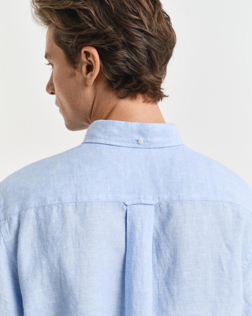 Reg Linen ss shirt-Skjorte-Gant-Aandahls