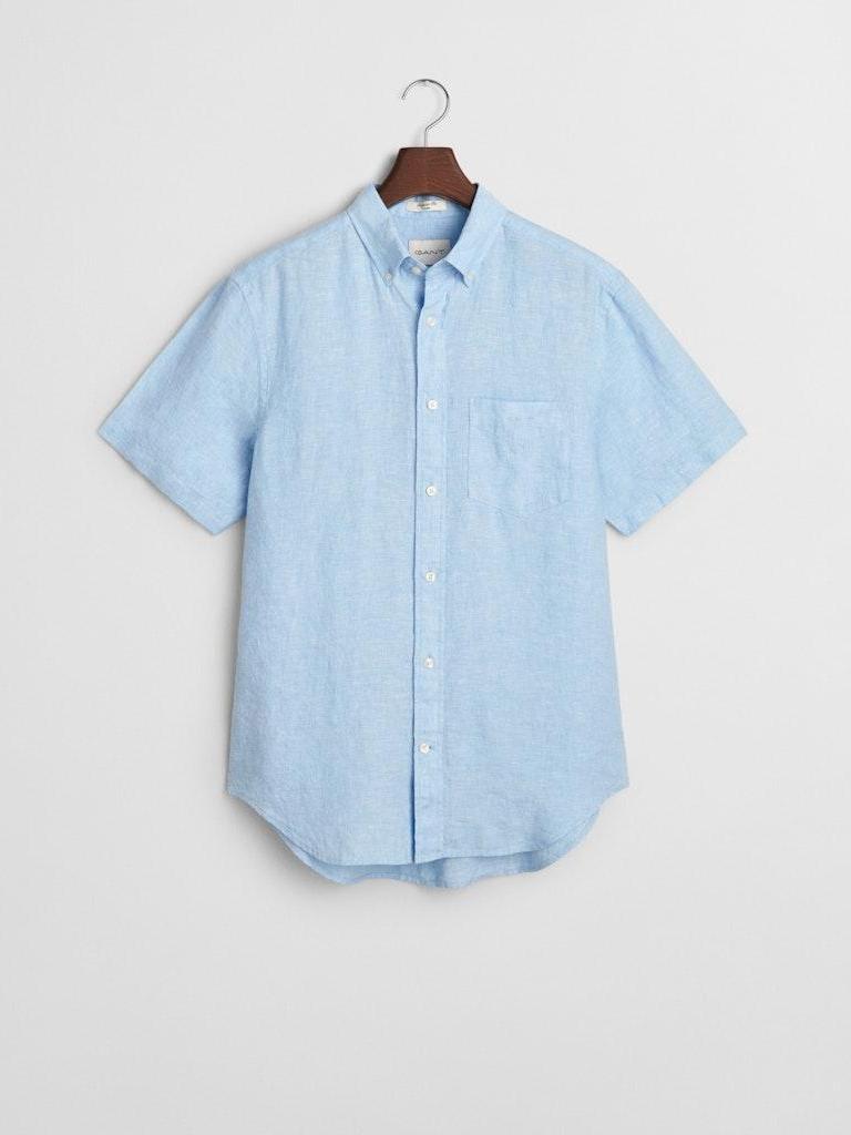 Reg Linen ss shirt-Skjorte-Gant-Aandahls