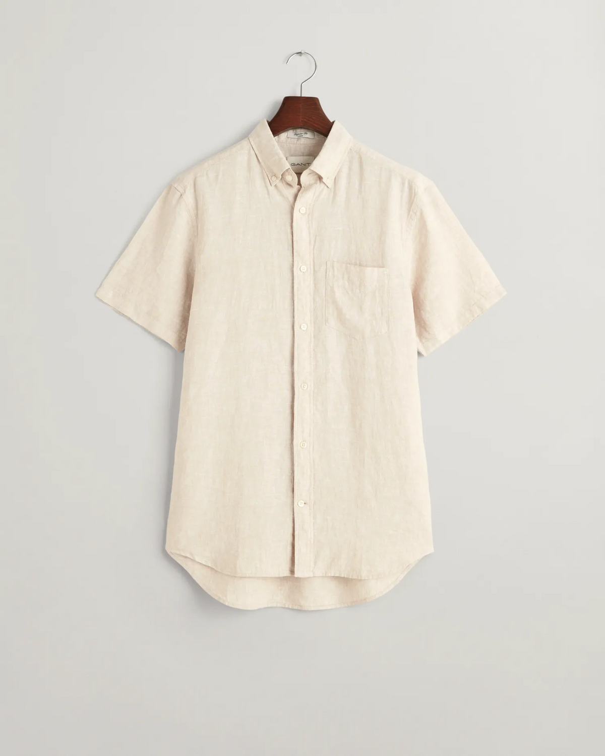 Reg Linen SS Shirt-Skjorter-Gant-Aandahls