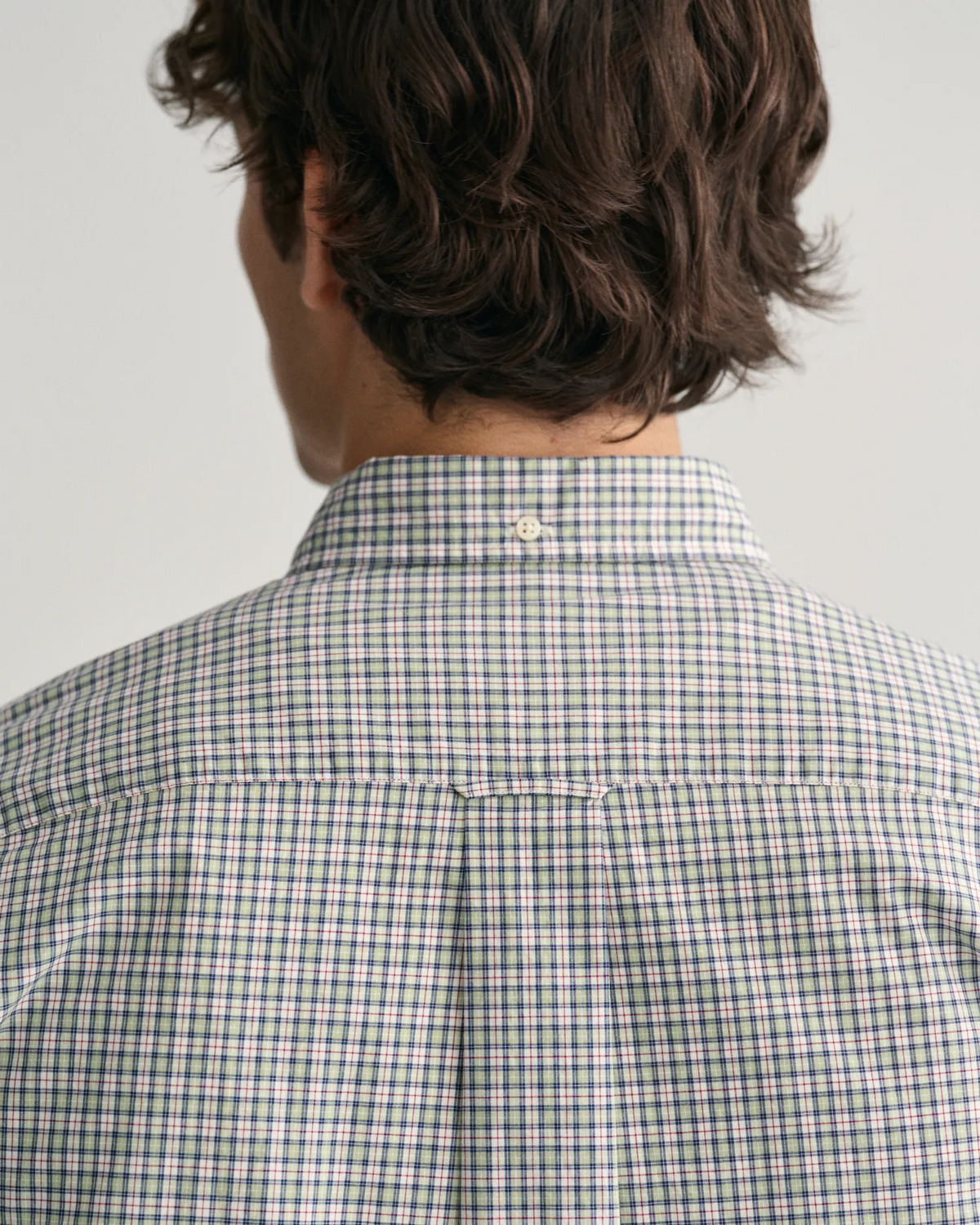 Reg Poplin Microcheck SS Shirt-Skjorter-Gant-Aandahls
