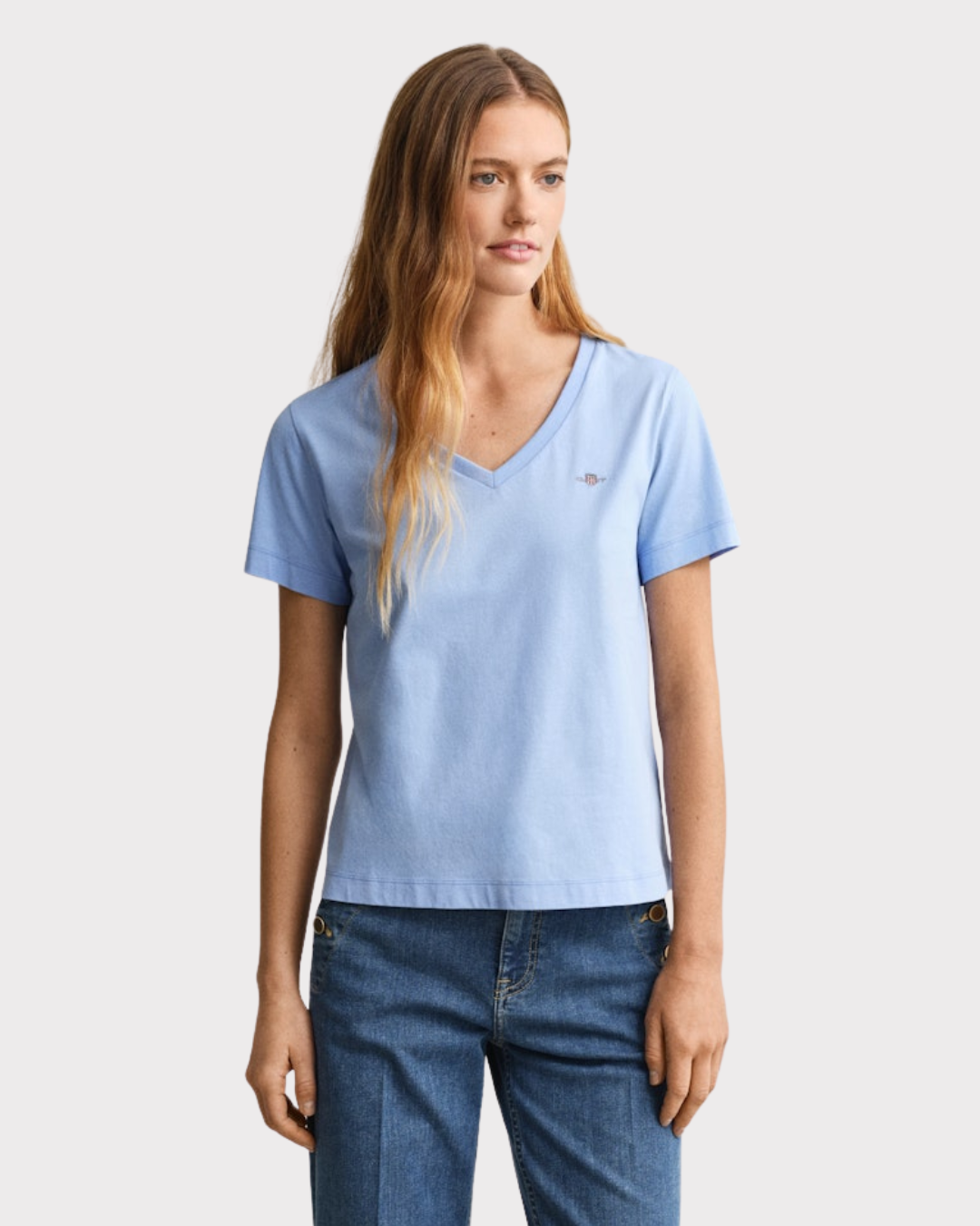 Reg Shield Ss V-Neck T-Shirt