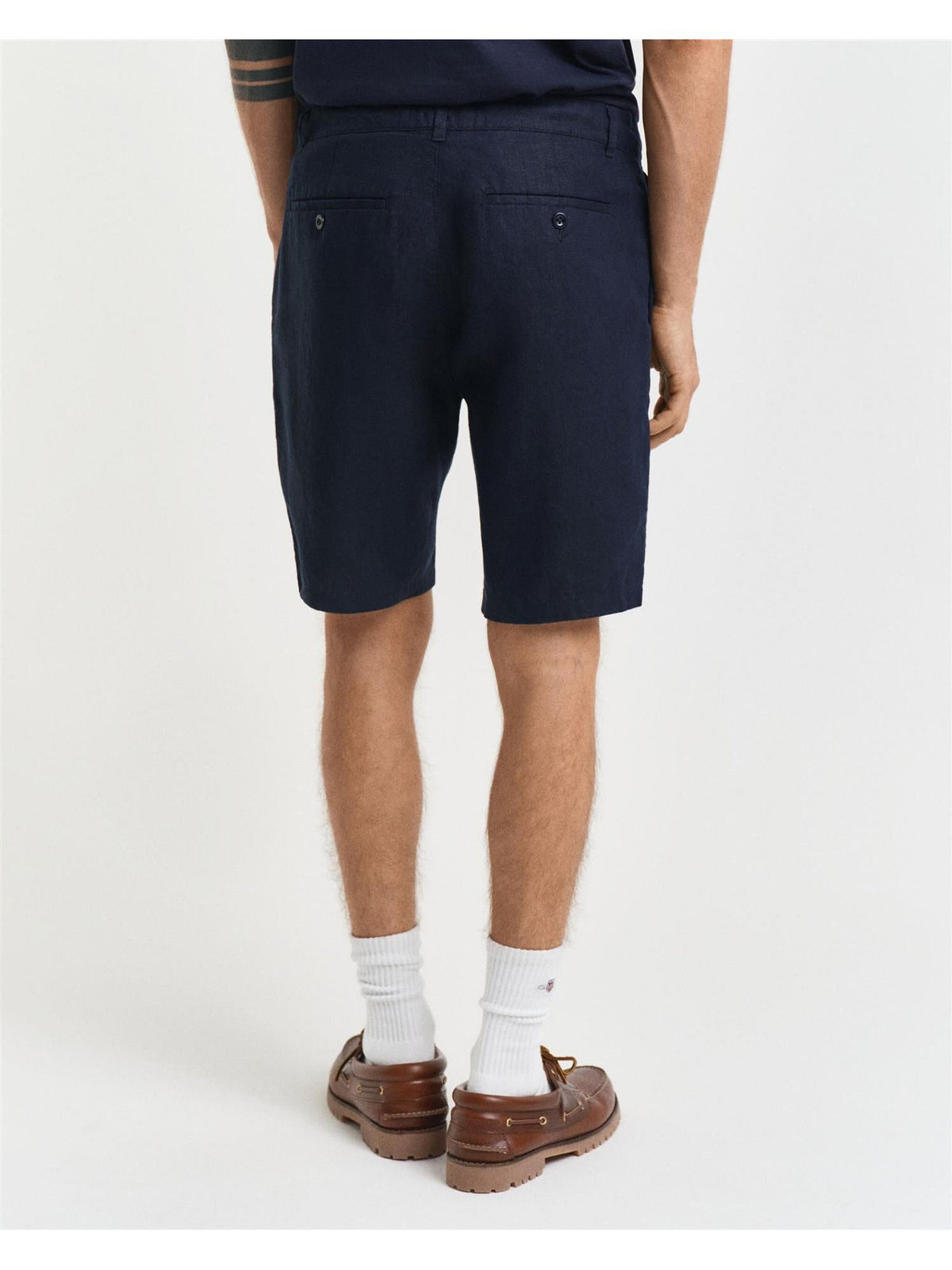 Relaxed Linen Ds Shorts-Shorts-Gant-Aandahls
