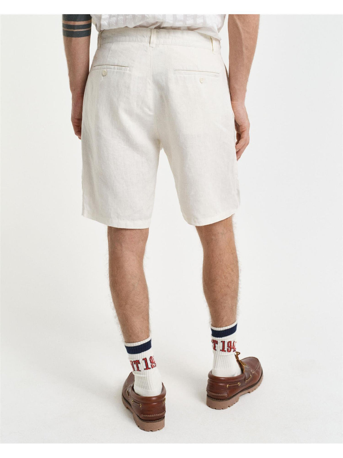 Relaxed Linen Ds Shorts-Shorts-Gant-Aandahls