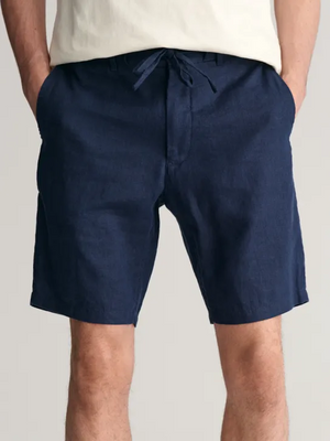 Relaxed Linen Ds Shorts-Shorts-Gant-Aandahls