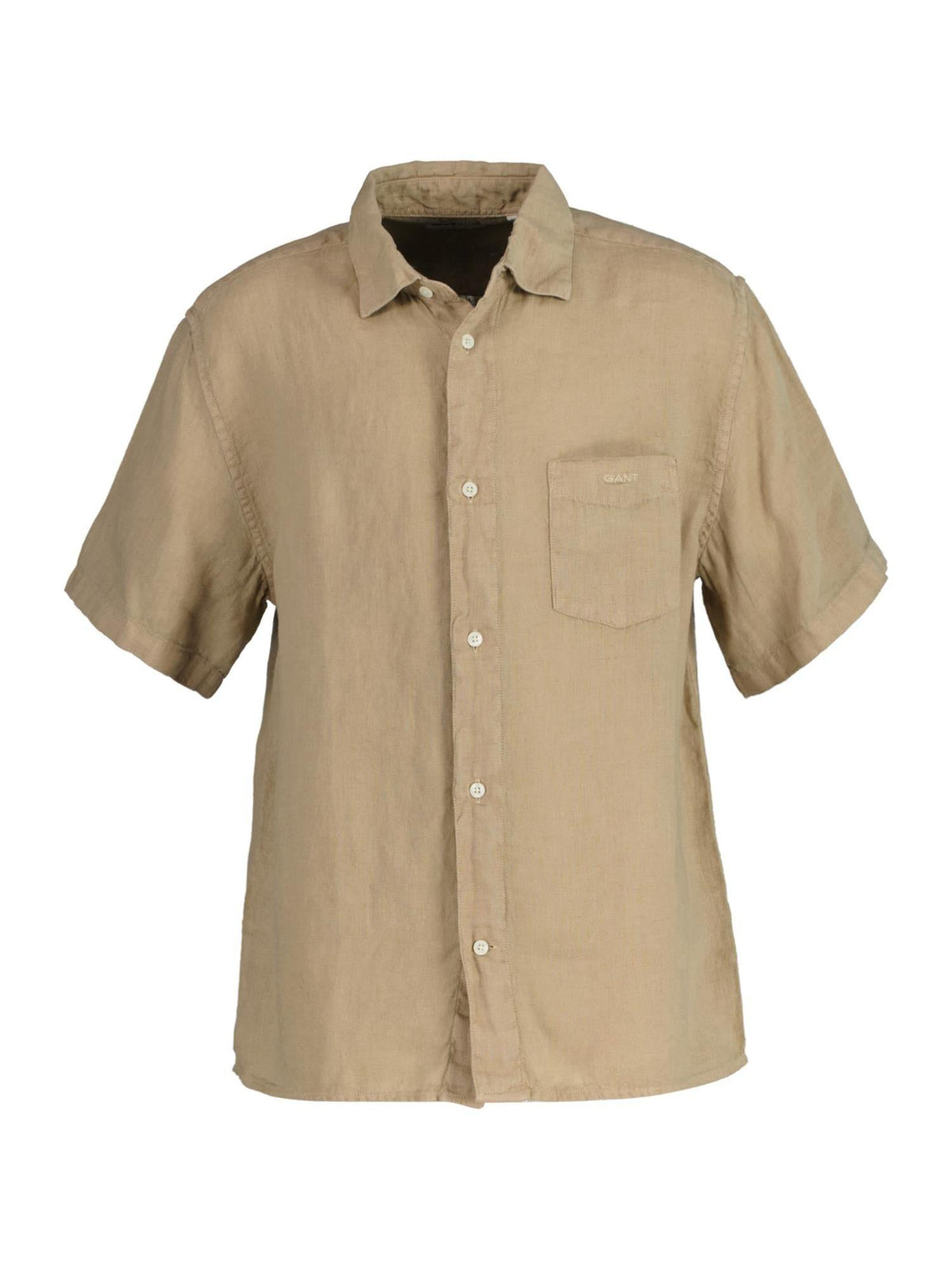 Relaxed linen ss shirt-Skjorte-Gant-Aandahls