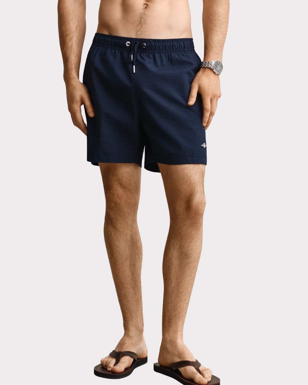 Seersucker Swim Shorts