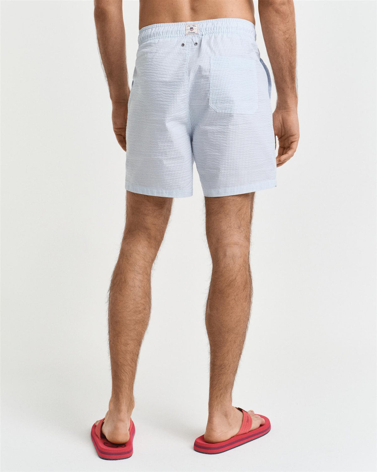 Seersucker Swim Shorts-Badetøy-Gant-Aandahls