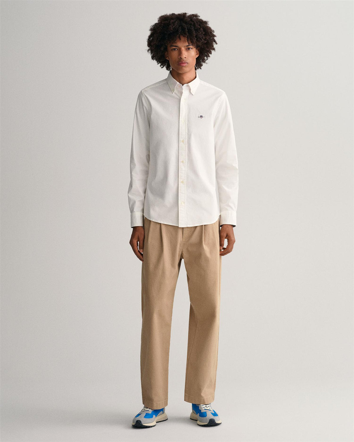 Slim Stretch Oxford Shirt-Skjorte-Gant-Aandahls