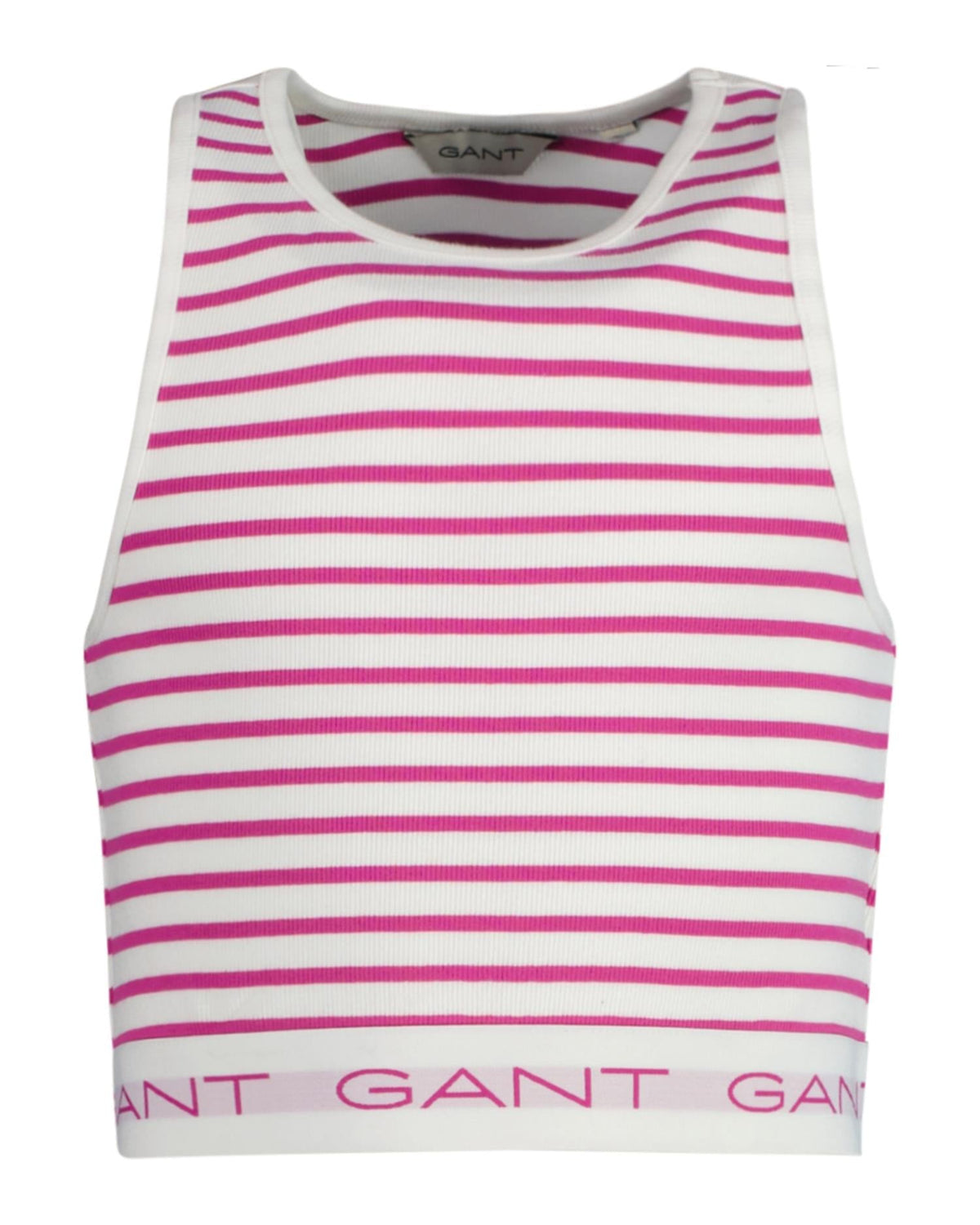 Striped ribbed tank top-Topp-Gant-Aandahls