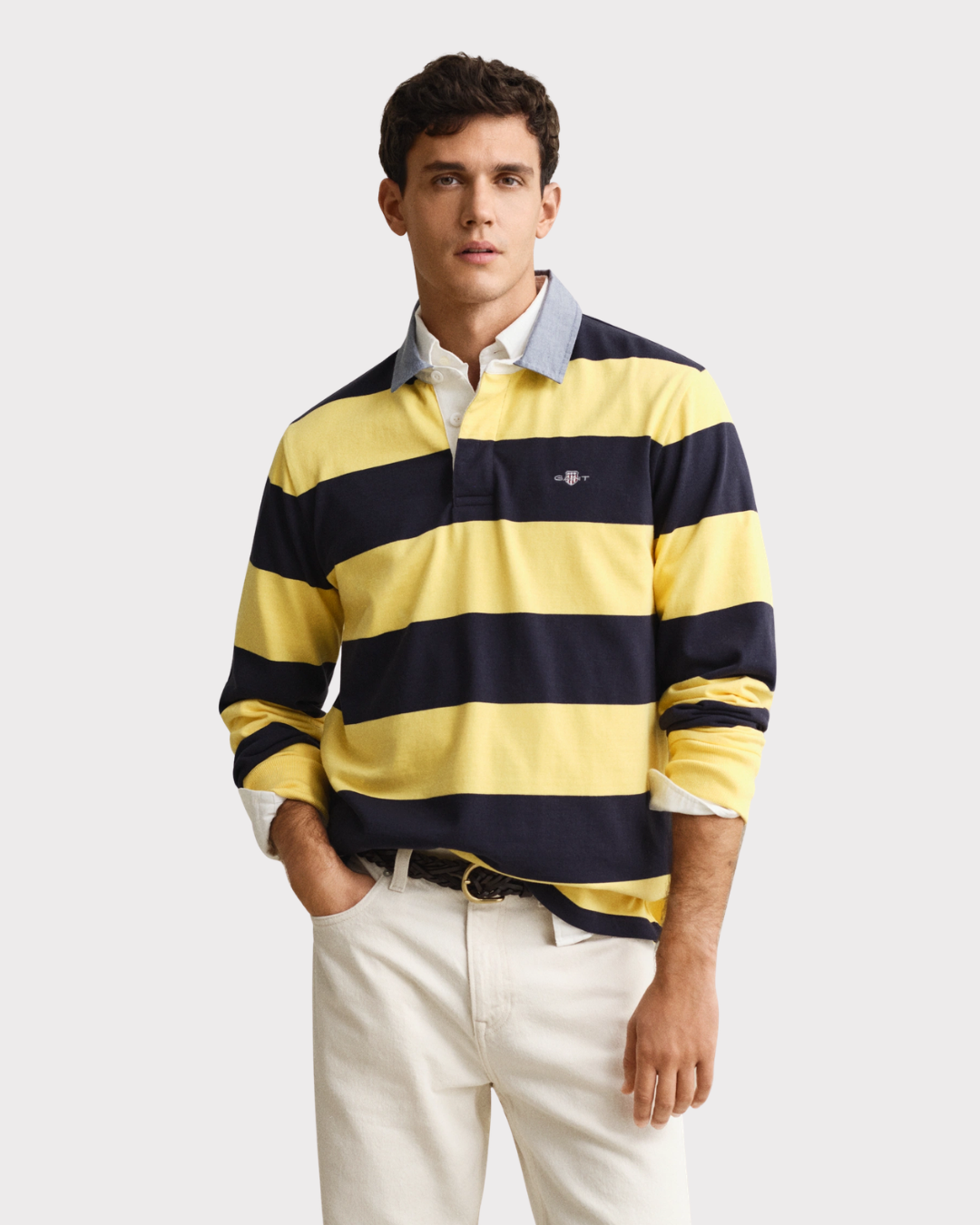 Stripete Chambray Heavy Rugger