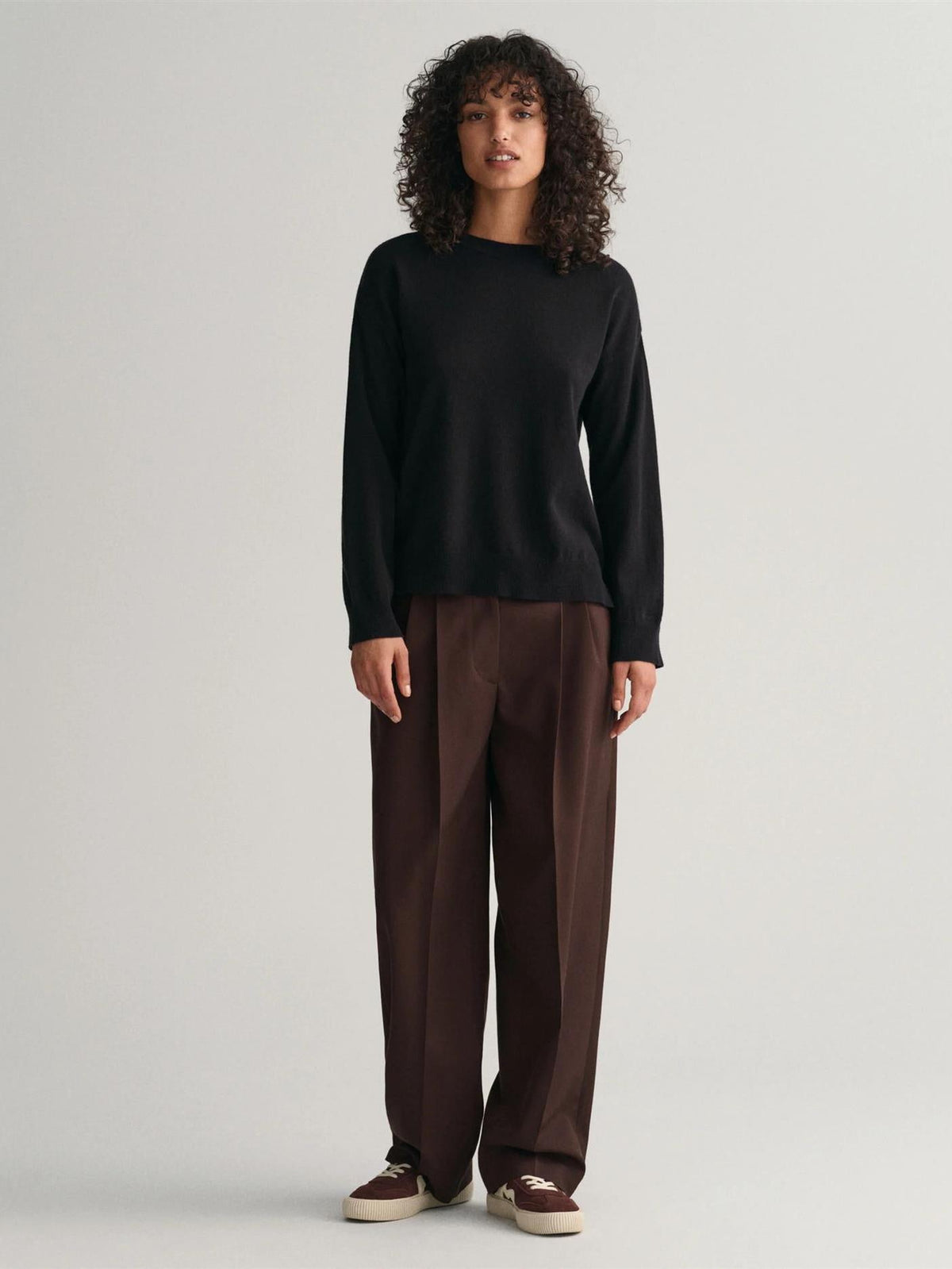 Superfine Lambswool C-neck-Genser-Gant-Aandahls