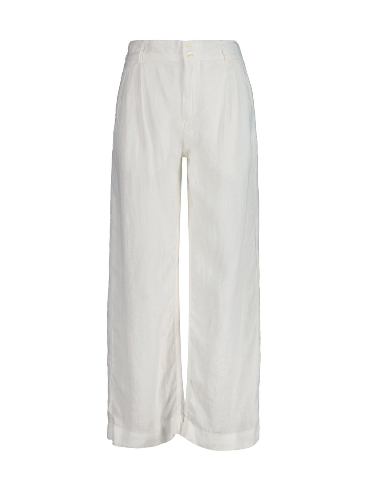 Wide pleated linen pants-Bukse-Gant-Aandahls