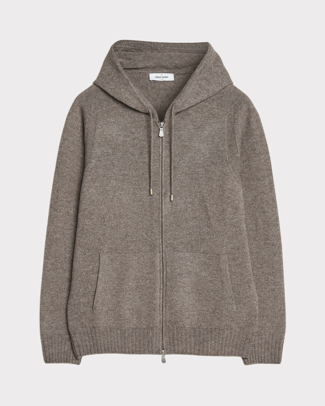 Full Zip Wool Hoodie