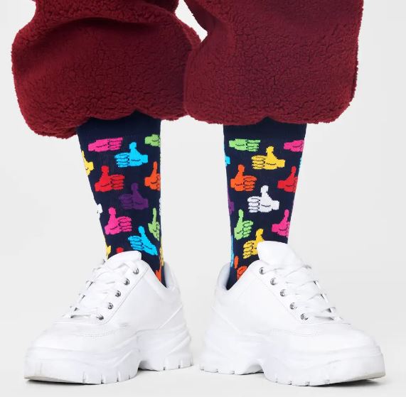 Thumbs up sock 41-46-Strømper-Happy Socks-Aandahls