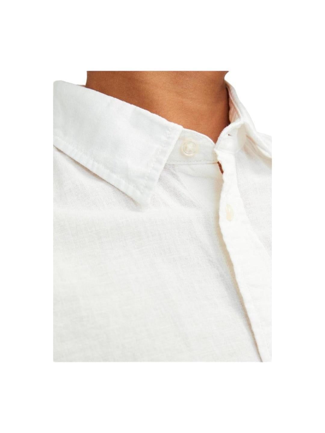 jjeLinen Blend Shirt LS SN JNR-Skjorter-Jack & Jones-Aandahls