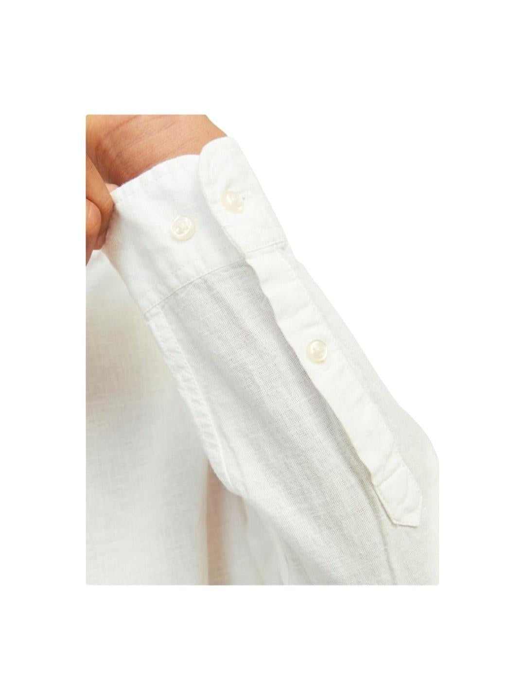 jjeLinen Blend Shirt LS SN JNR-Skjorter-Jack & Jones-Aandahls