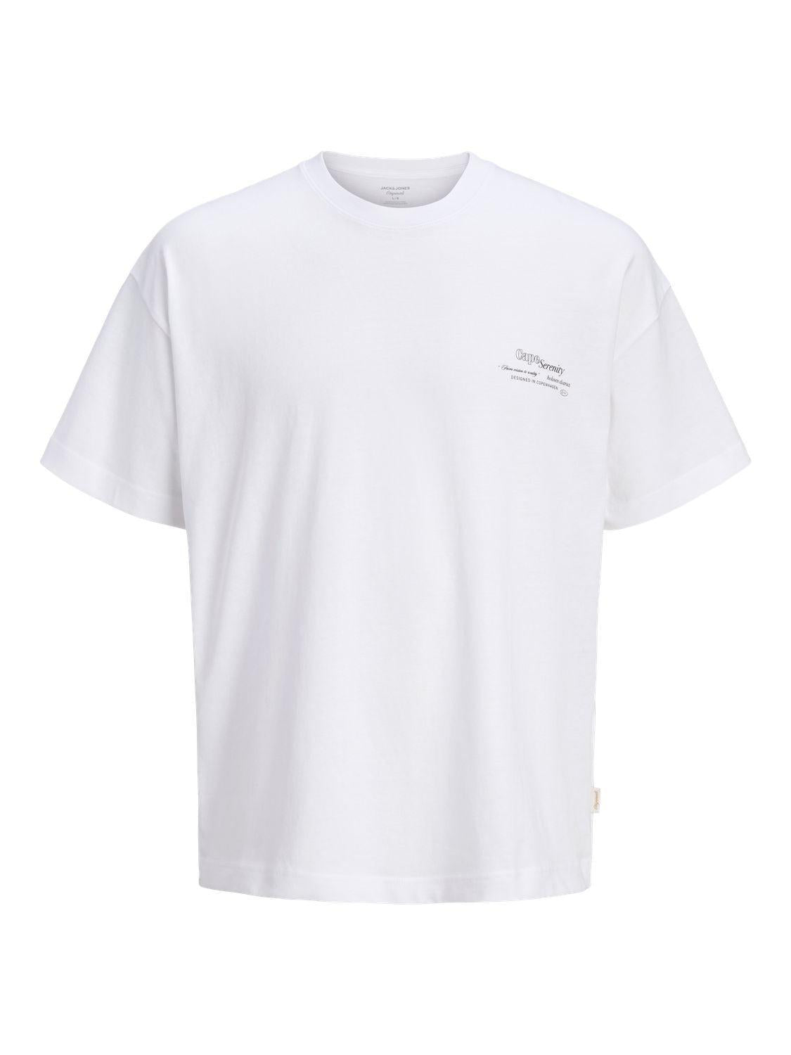 Jormontauk Back Graphic Tee Ss Ea26 Jnr-T-shirt-Jack & Jones-Aandahls