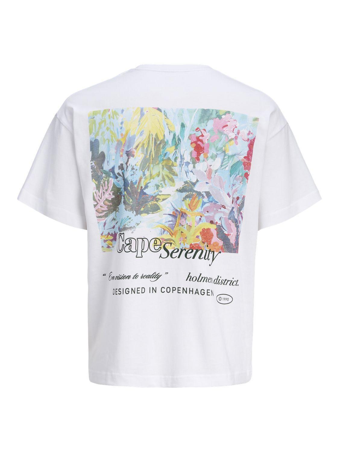Jormontauk Back Graphic Tee Ss Ea26 Jnr-T-shirt-Jack & Jones-Aandahls