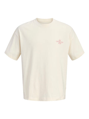 Jorsanremo Back Tee Ss Crew Neck Sn Jnr