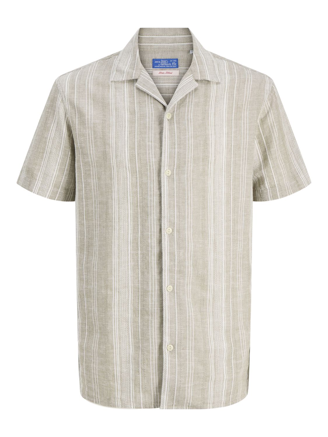 Jprblusummer Linen Blend Dobby S/s S Jnr-Skjorte-JACK&JONES JUNIOR-Aandahls