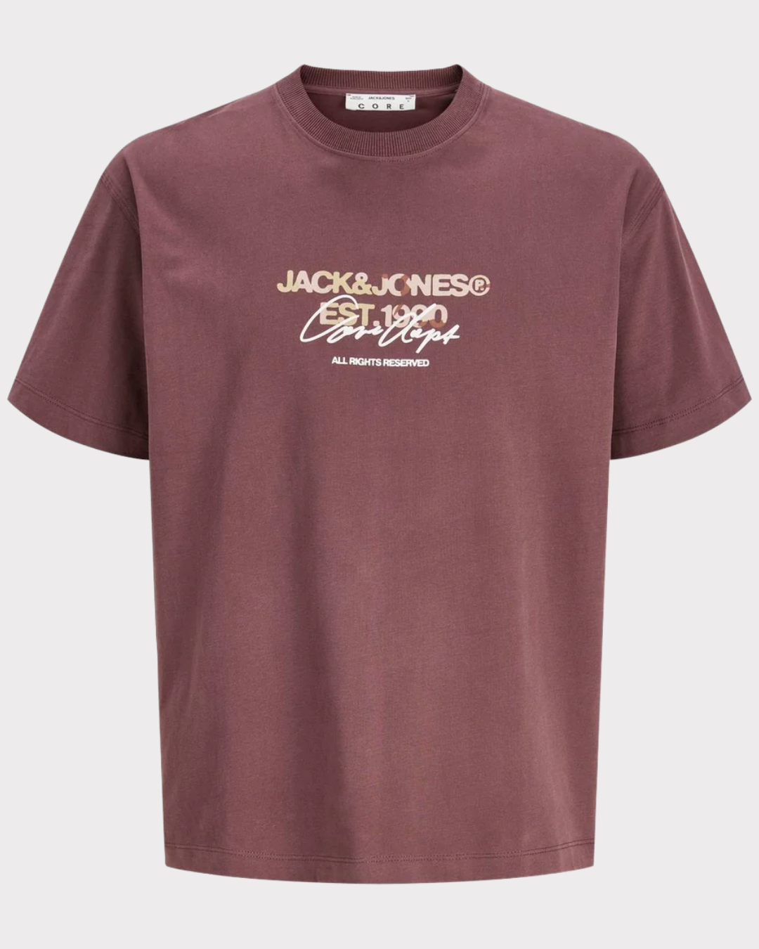 Jcoclub Front Print Tee Ss Cn Jnr