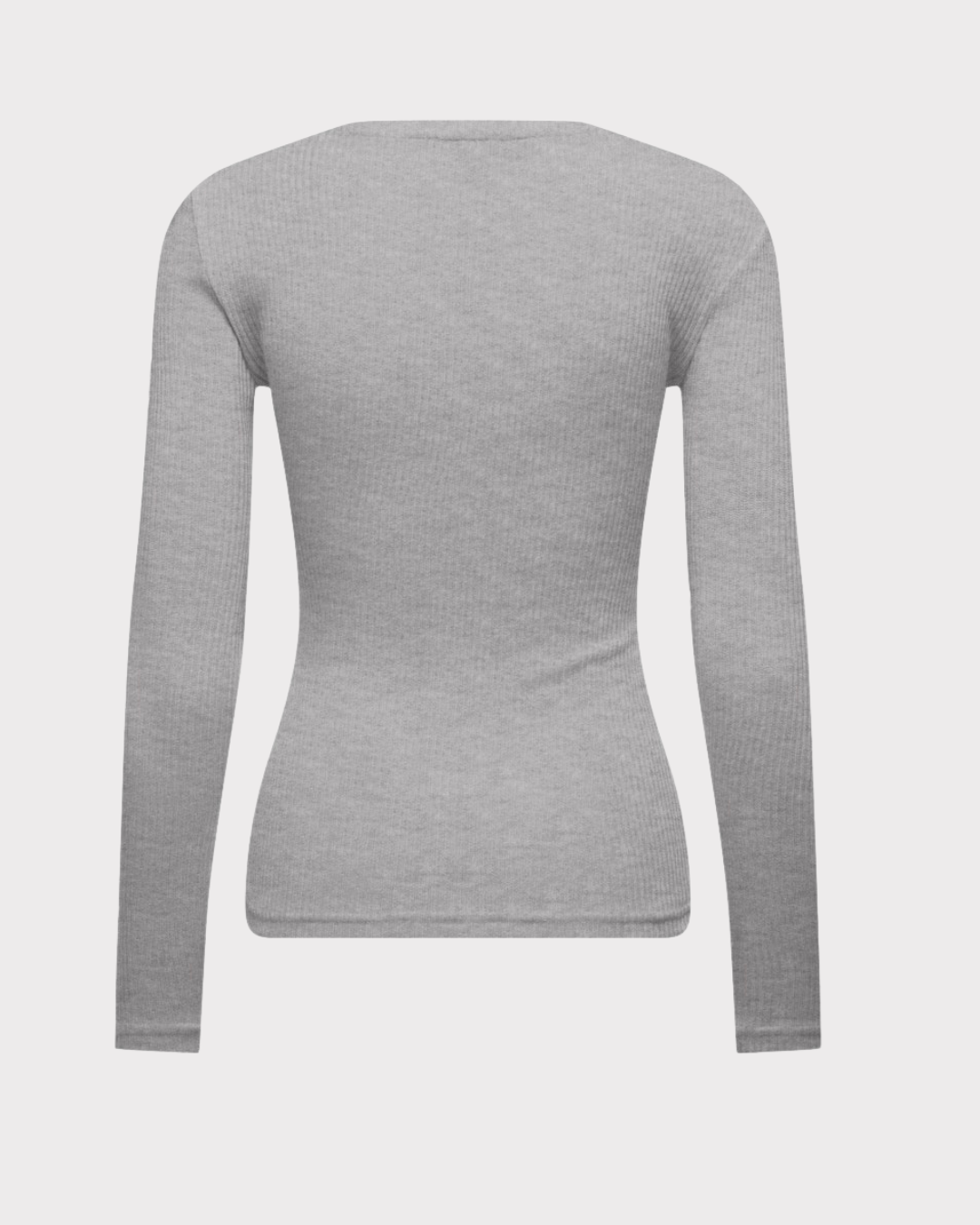 Suma Rib L/S Woolblend Plck Top Jrs-Overdel-Jacqueline de Yong-Aandahls