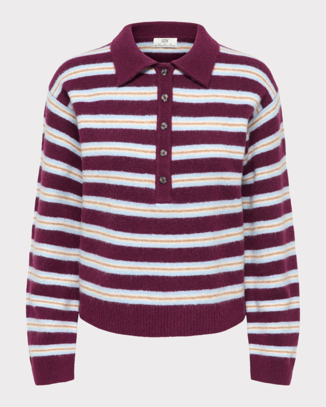 Chloe L/s Polo Pullover Knt