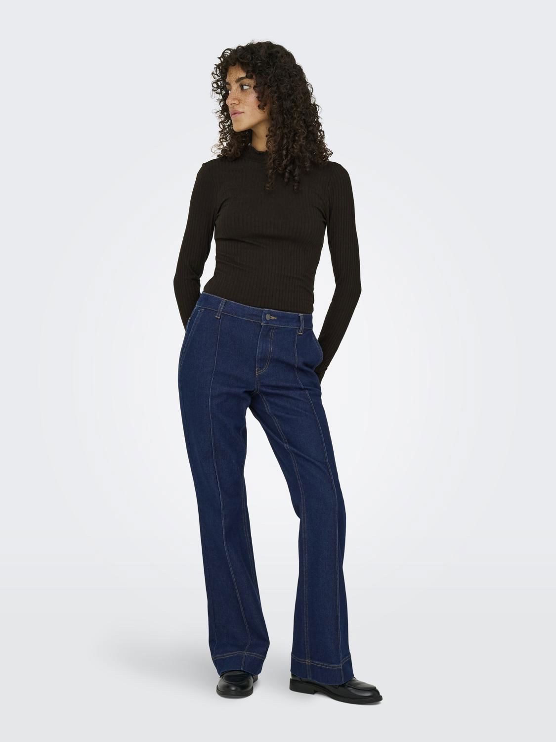 Jdyfransiska Life L/s Hi-Nck Top Jr Noos