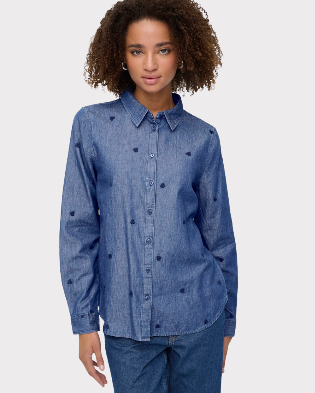Jdylove L/s Embr Shirt Wvn Dia-Overdel-JdY-Aandahls