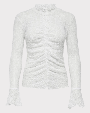 Lala High Neck Lace Top