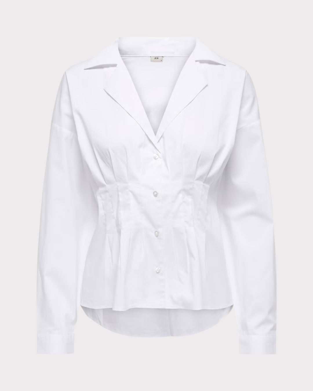 Mio L/s Fitted V-Neck Shirt