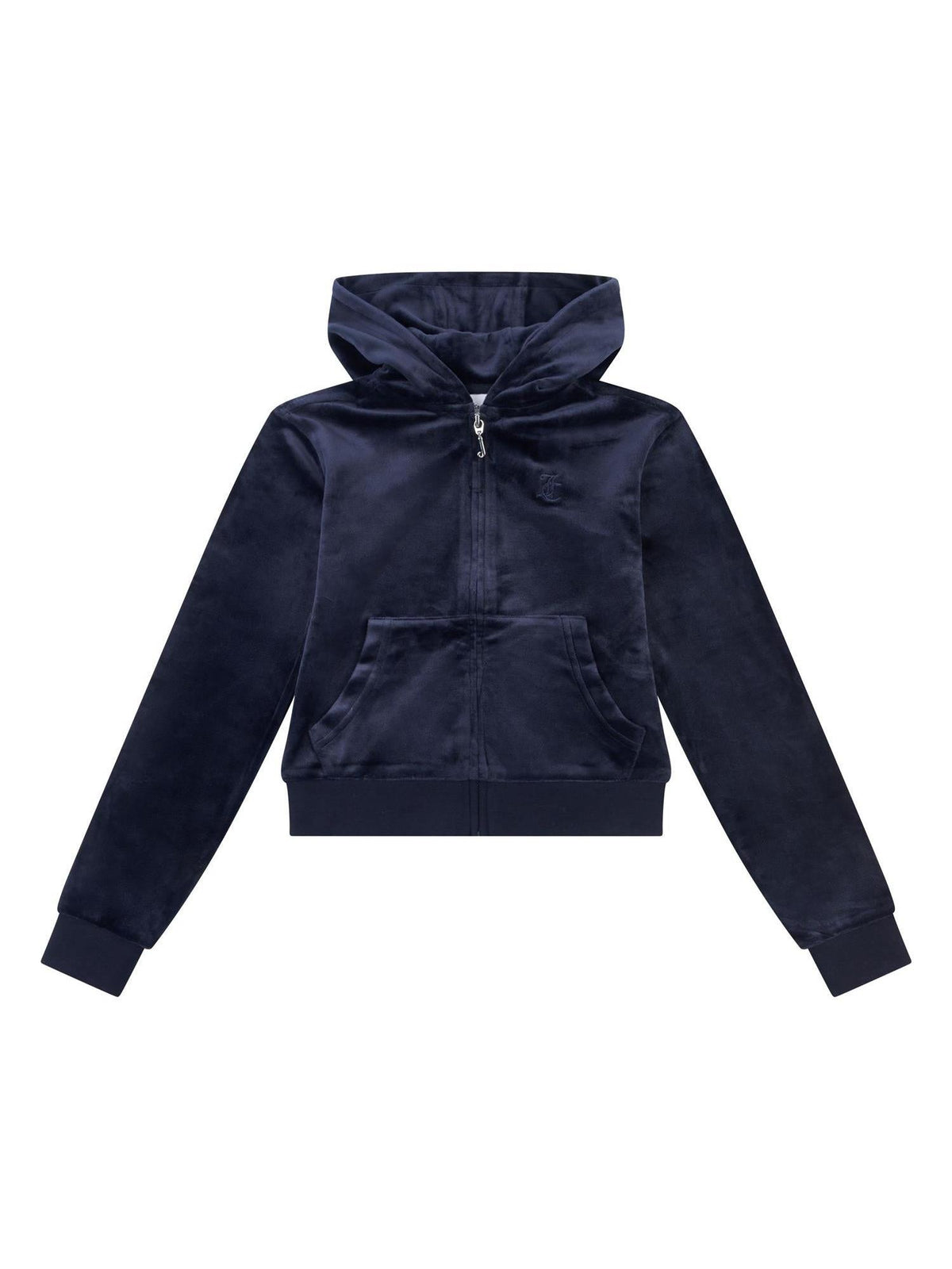 Tonal Velour Zip Hoodie-Jakke-Juicy Couture-Aandahls