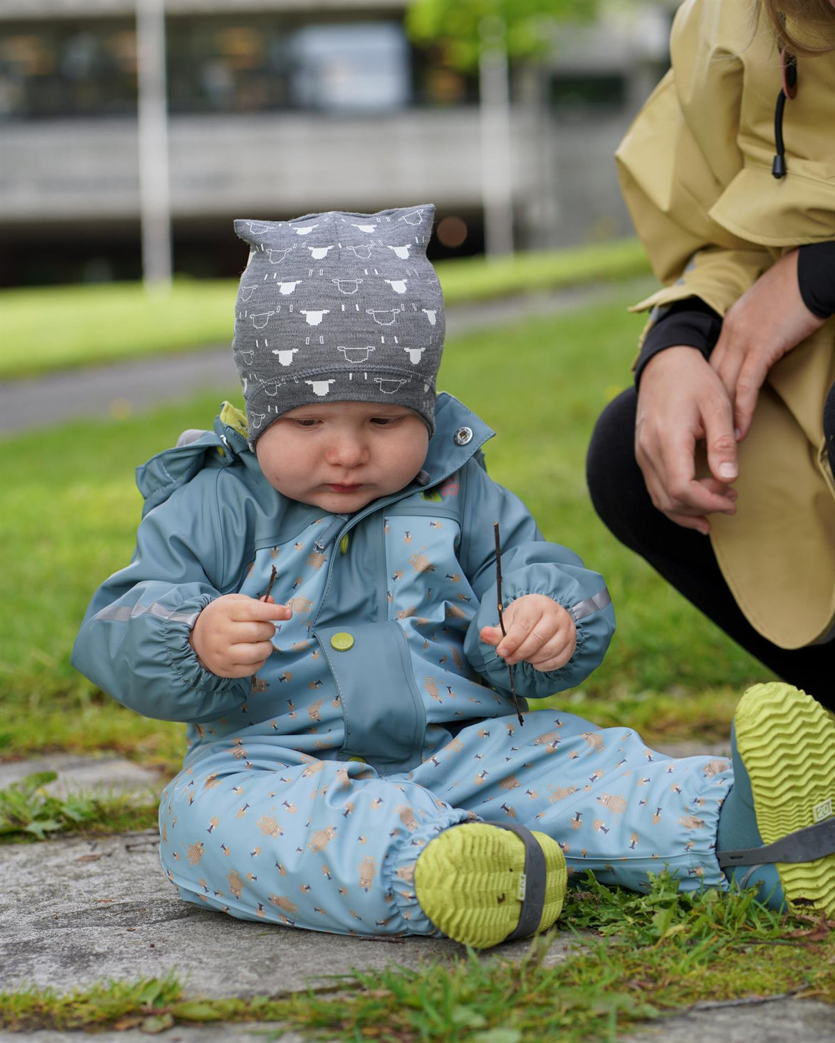 Babyregndress Pytt-Yttertøy-Kattnakken-Aandahls