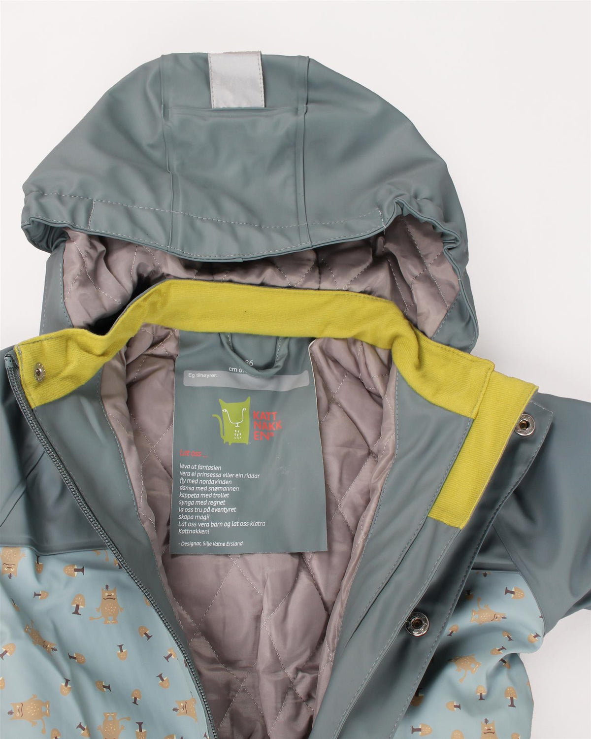 Babyregndress Pytt-Yttertøy-Kattnakken-Aandahls