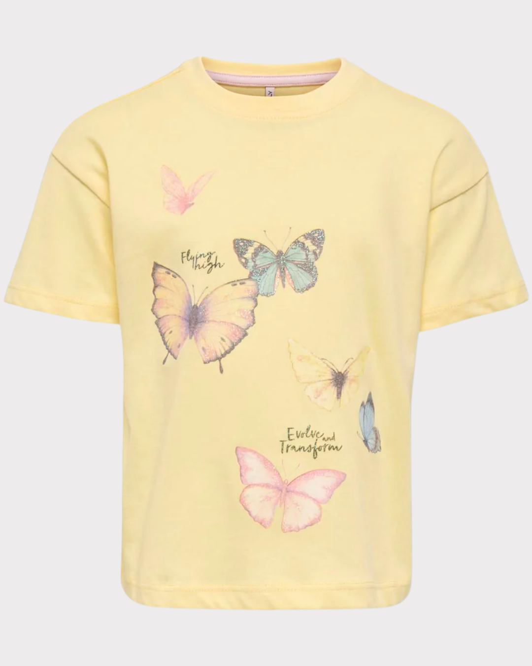 Kmgpapilon Ss Loose Print Tee Jrs