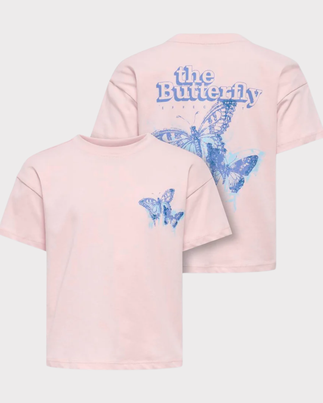 Kmgpapilon Ss Loose Print Tee Jrs