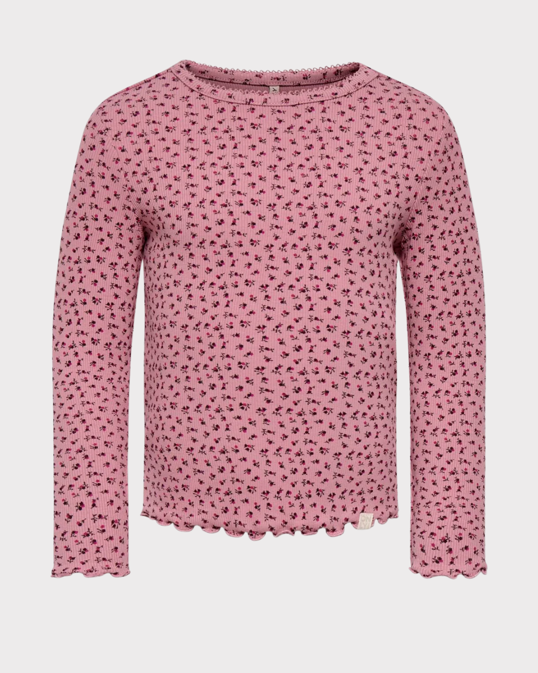 Kmgtrinny Aop Ls O-Nck Top Jrs Noos