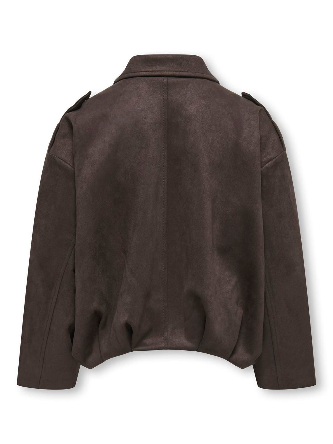 Kognia Faux Suede Bat Jacket Otw Grl