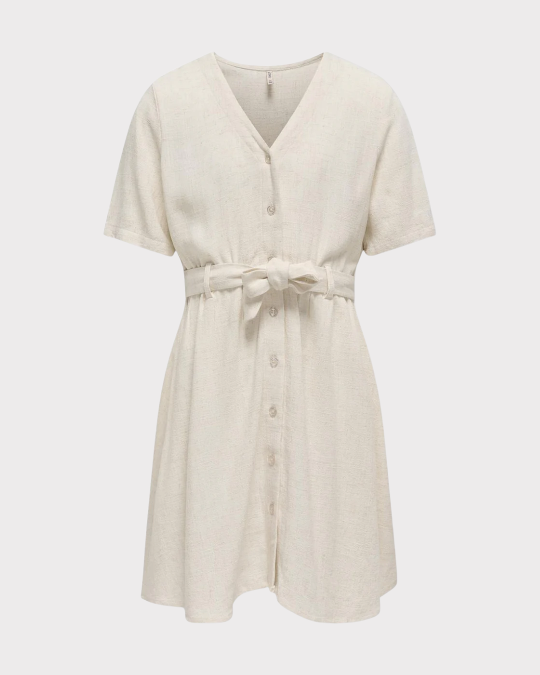 Kogsiesta S/s Linen Blend Belt Dress Pnt-Kjole-Kids Only-Aandahls