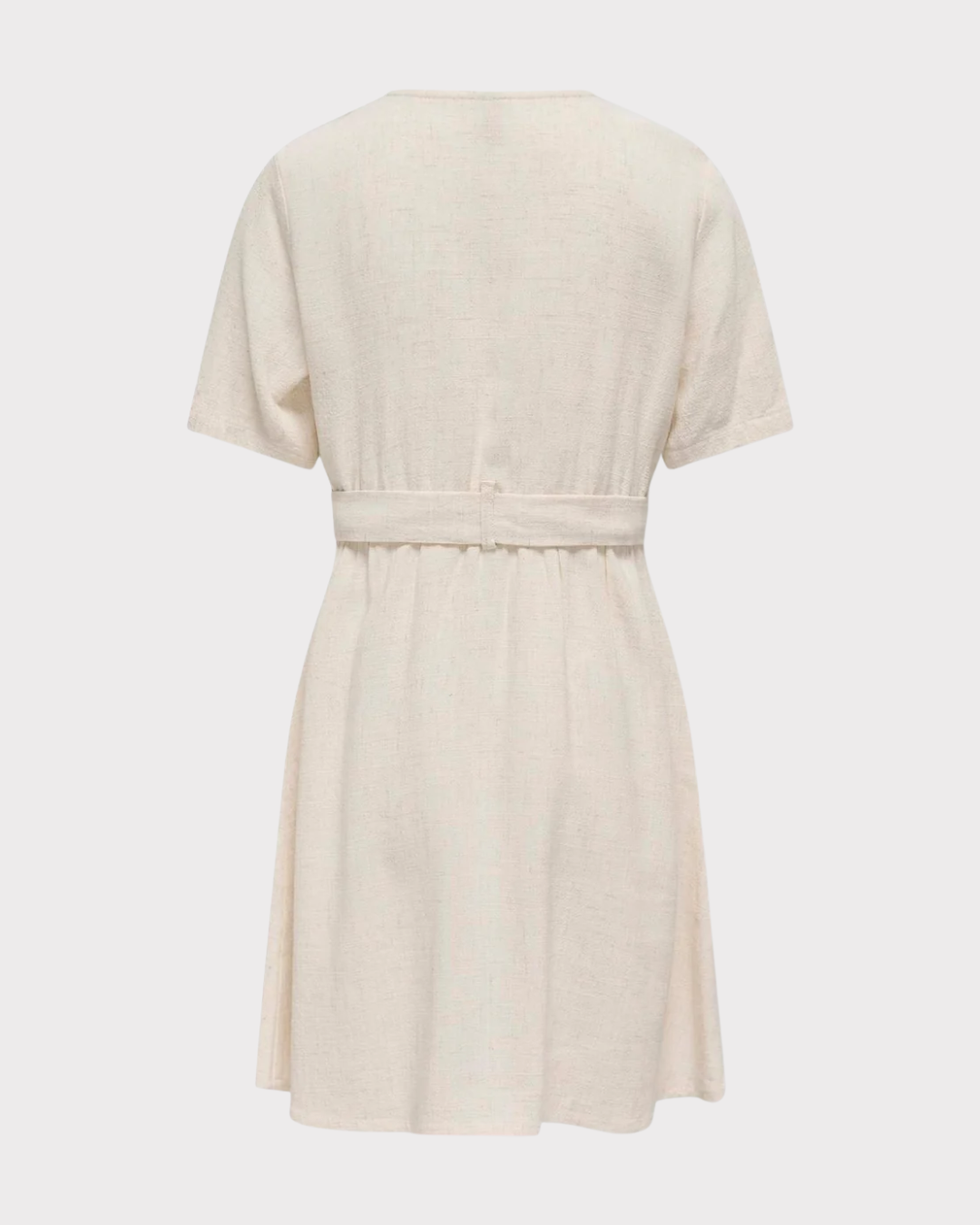Kogsiesta S/s Linen Blend Belt Dress Pnt-Kjole-Kids Only-Aandahls