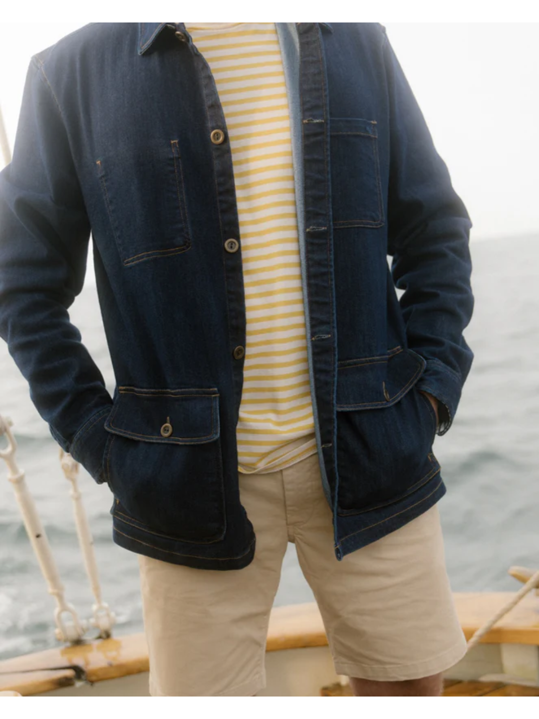 Marine Denim Jacket-Ytterjakker-Lakor-Aandahls