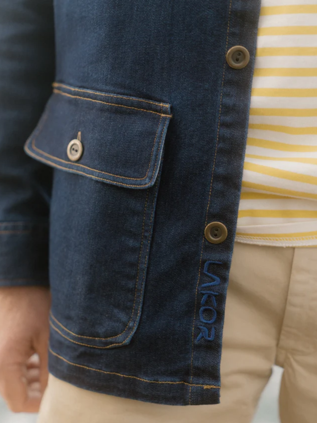 Marine Denim Jacket-Ytterjakker-Lakor-Aandahls