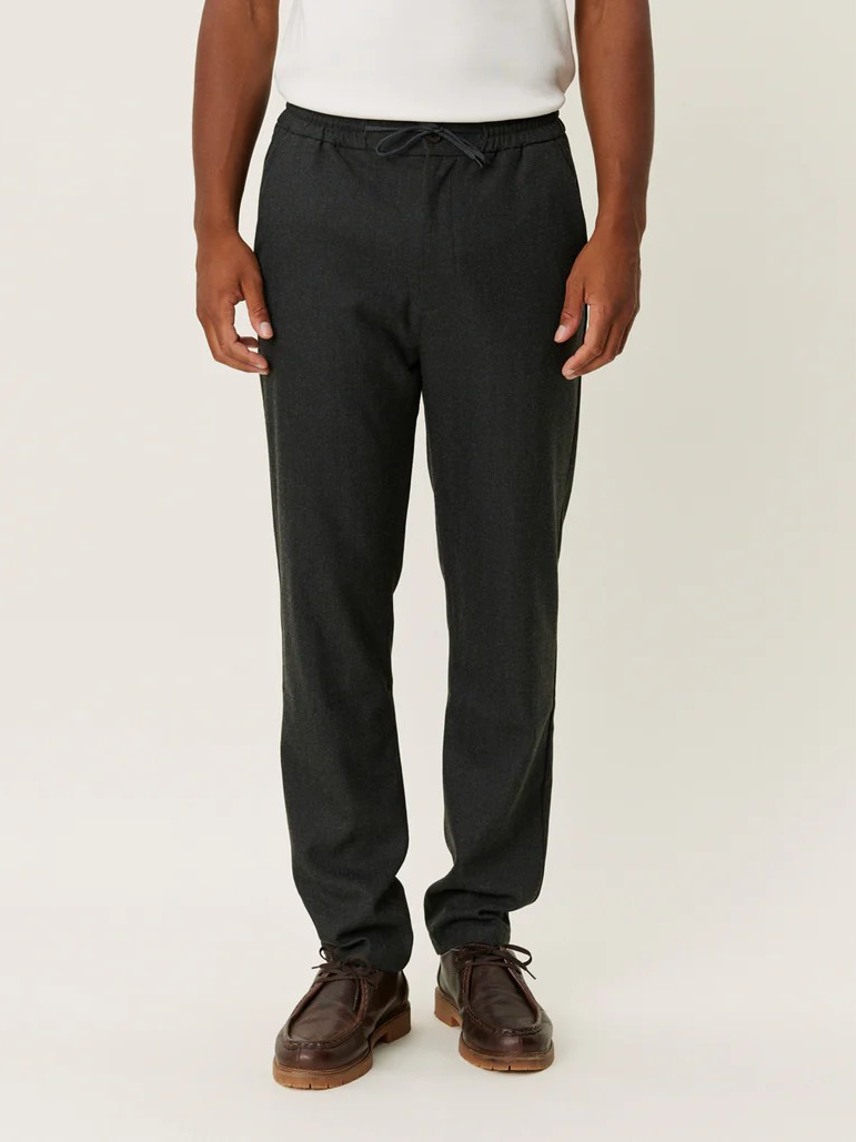 Como Herringbone Tapered Drawstring Pants-Bukse-Les Deux-Aandahls