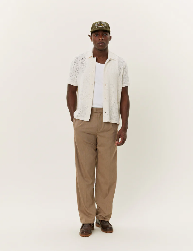 Hector Lace SS Shirt-Skjorte-Les Deux-Aandahls