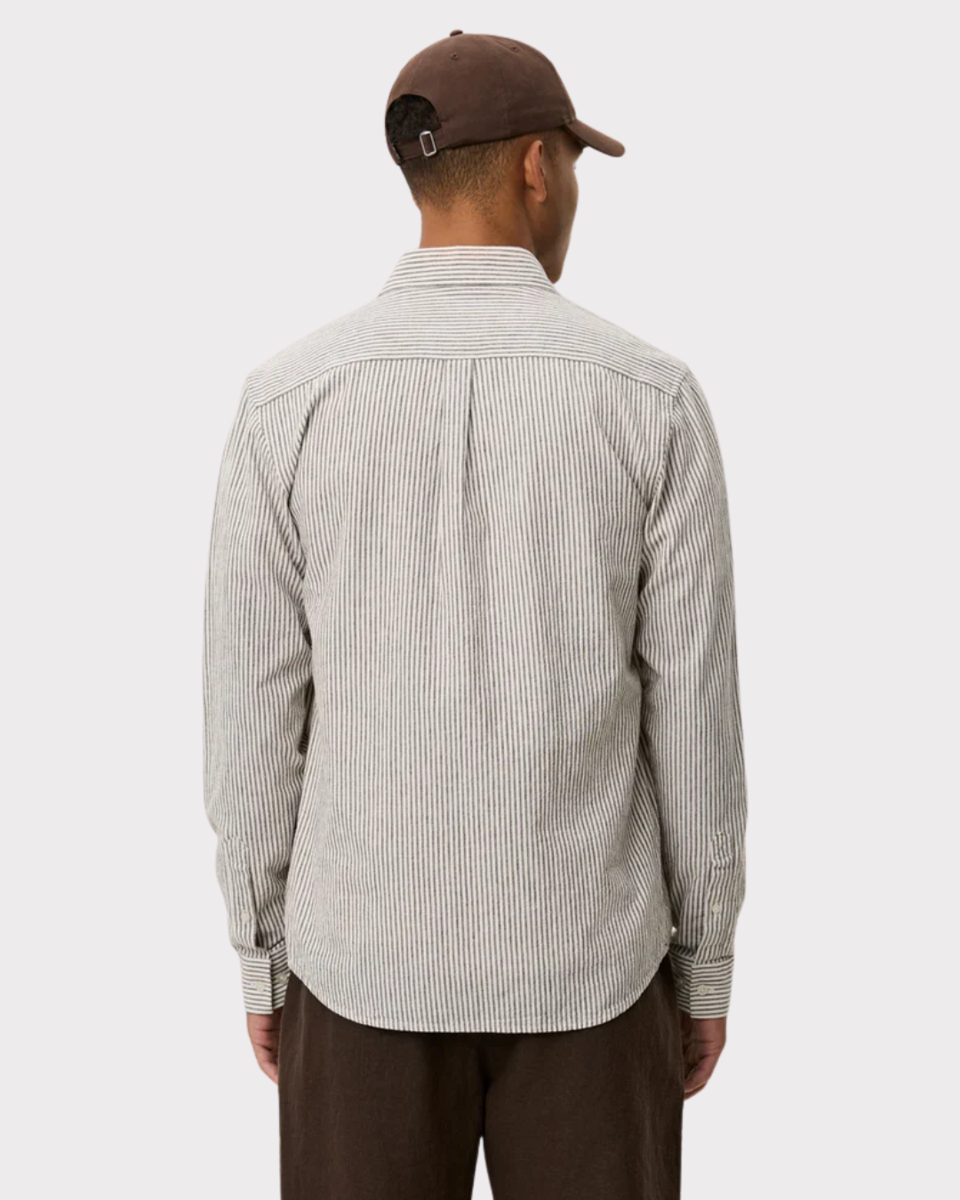 Konrad Stripe Cotton Linen Shirt