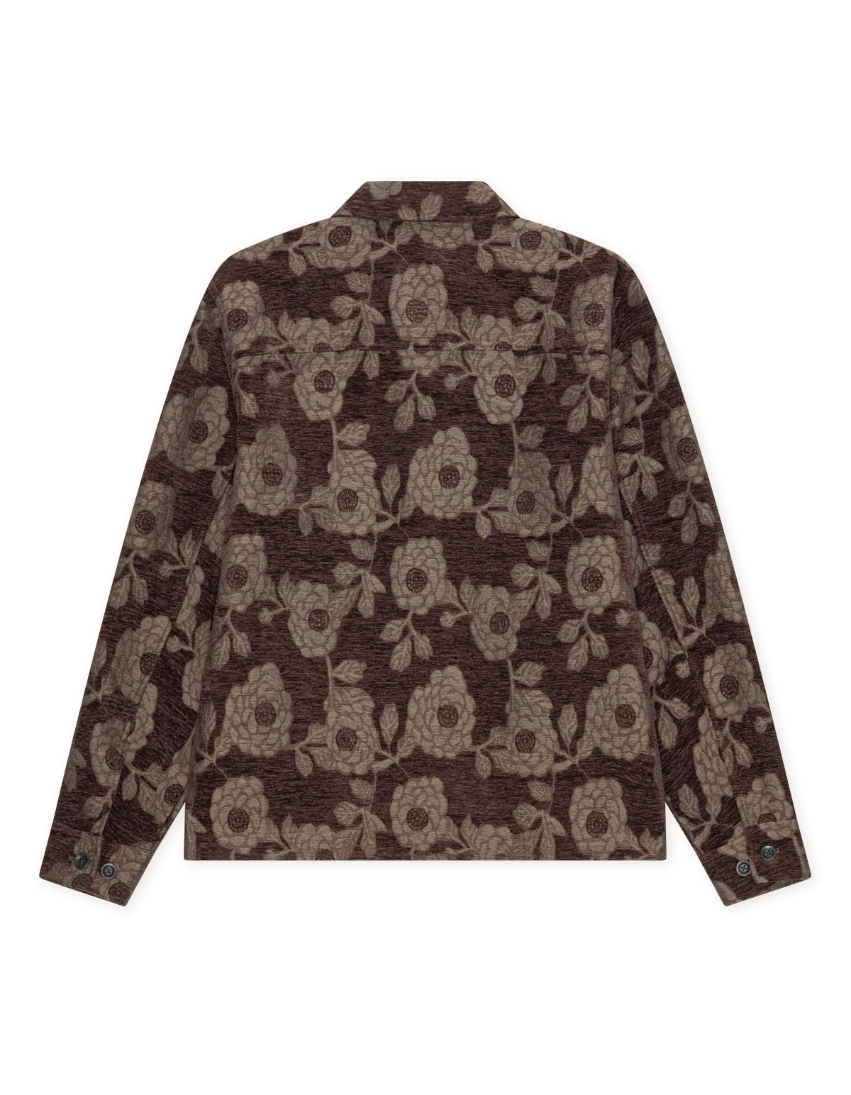 Flower Velour Overshirt