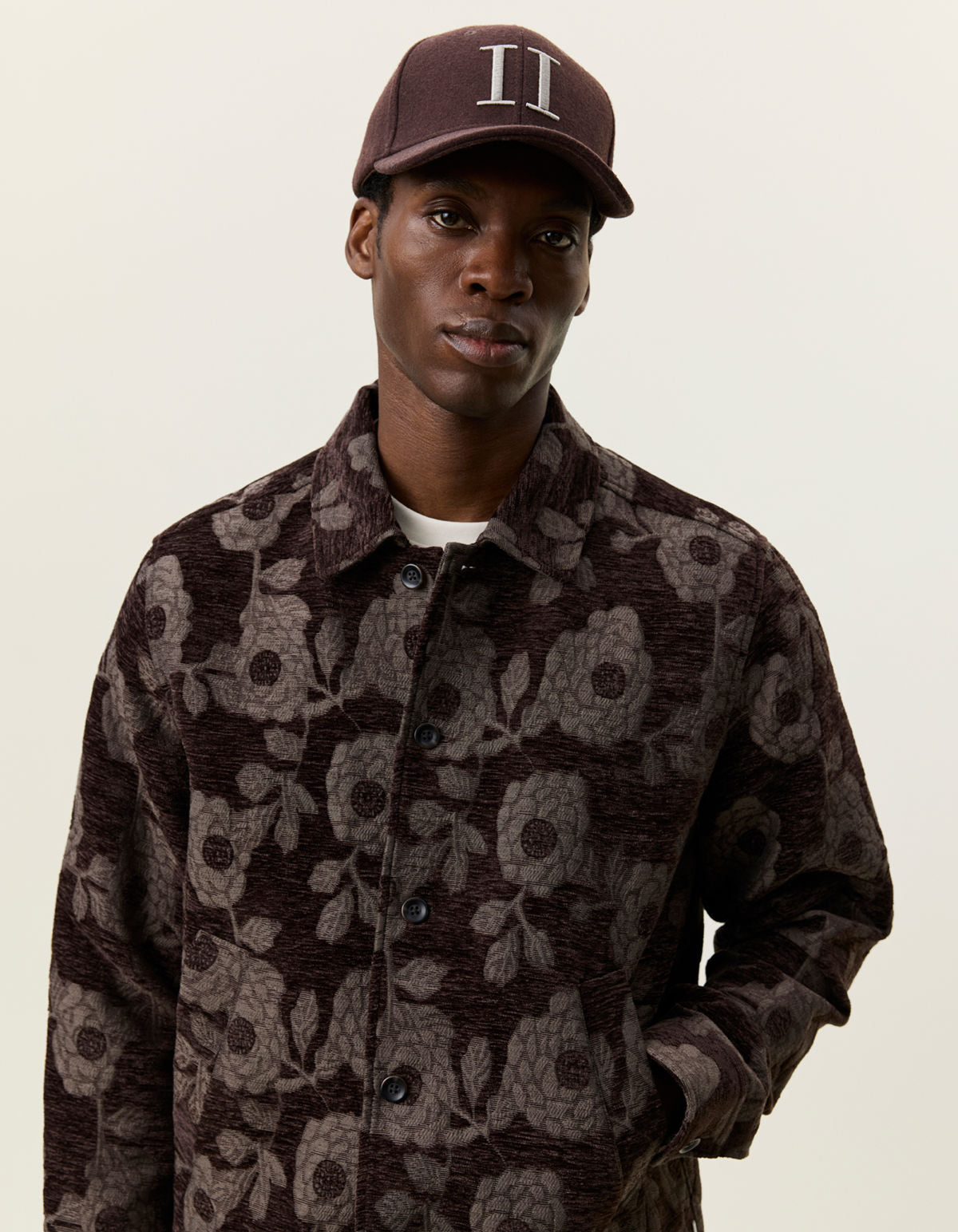Flower Velour Overshirt