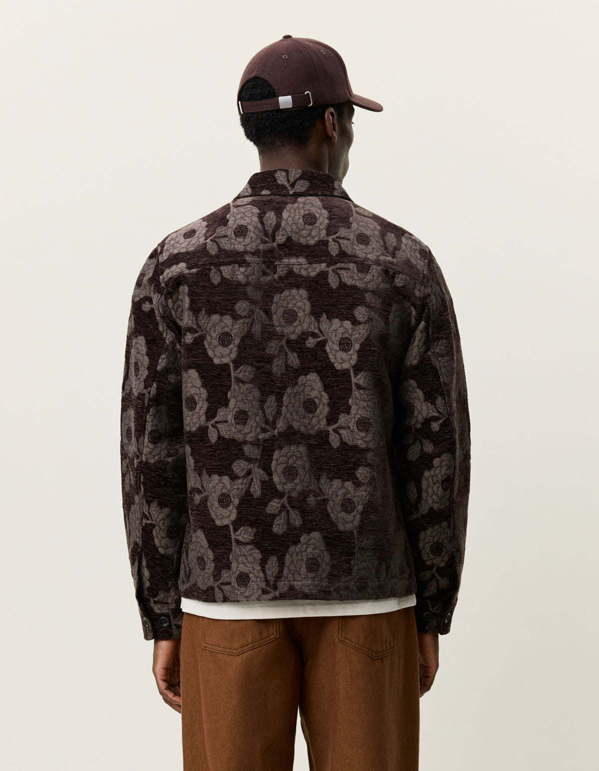 Flower Velour Overshirt