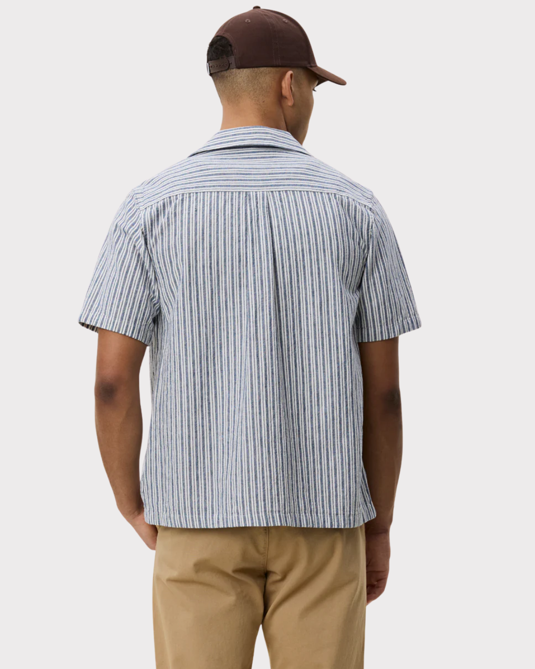 Stripe Cotton-Linen Shirt
